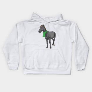 Horse Scarf Kids Hoodie